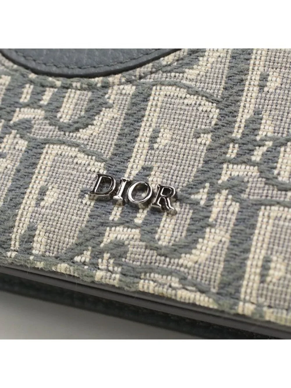 Dior Business Card Holder Saddle Oblique